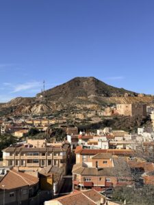Mijnlandschap en ruïnes bij Mazarrón