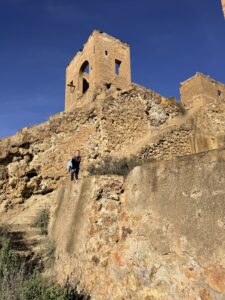 Mijnlandschap en ruïnes bij Mazarrón